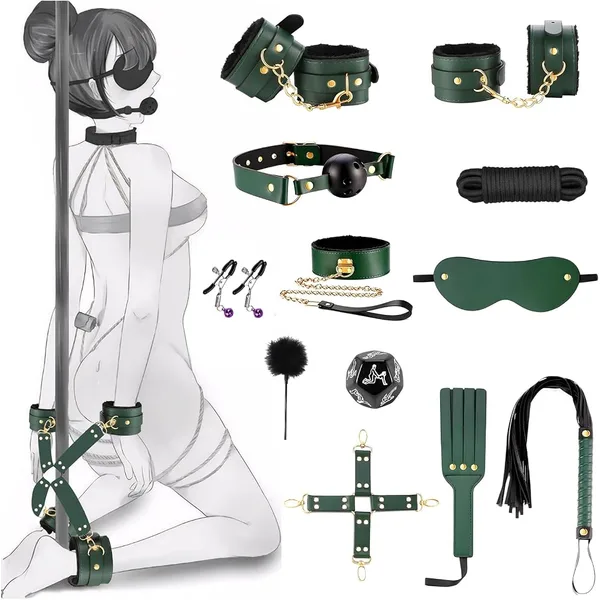 Kit BDSM 15 pièces débutant